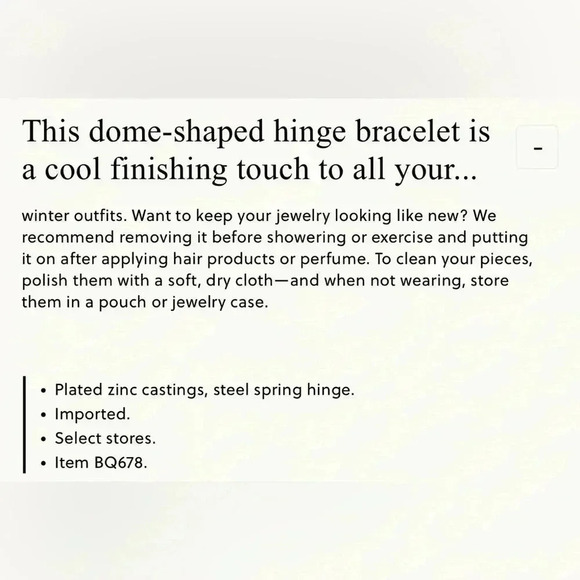 🆕J. Crew Hinged  Cuff Bracelet - Picture 4 of 12